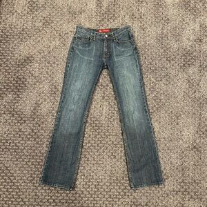Low Rise Bootleg Jeans